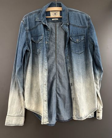 Herren Jeanshemd