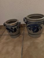 Krug - Steinguttopf - Topf Blumen - Schmalztopf
