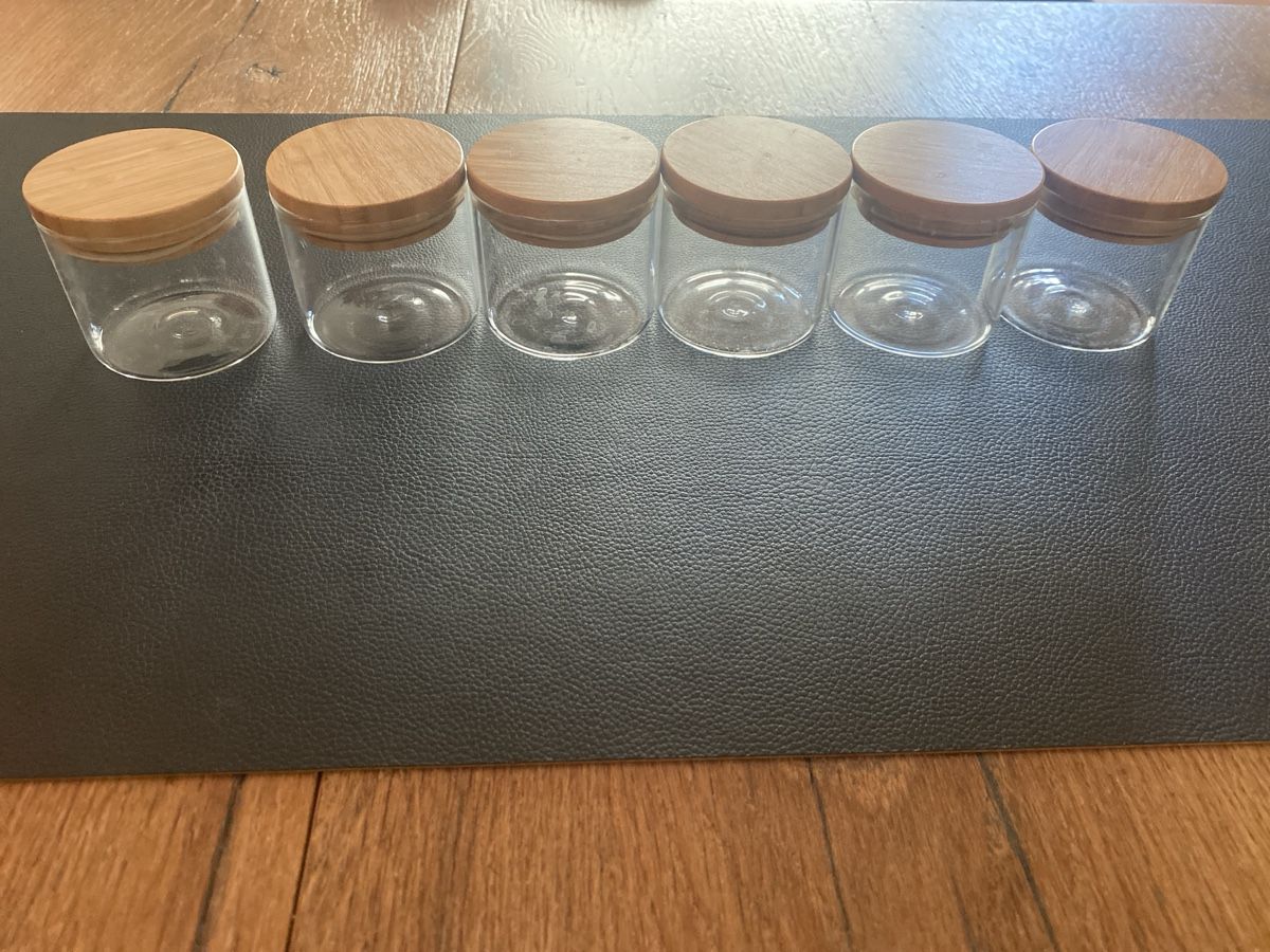 Bicchieri: 6er Set Vorratsglas mit Bambusdeckel Glas  – Nuovo (secondo la descrizione) da Bern venduto da YanickZ