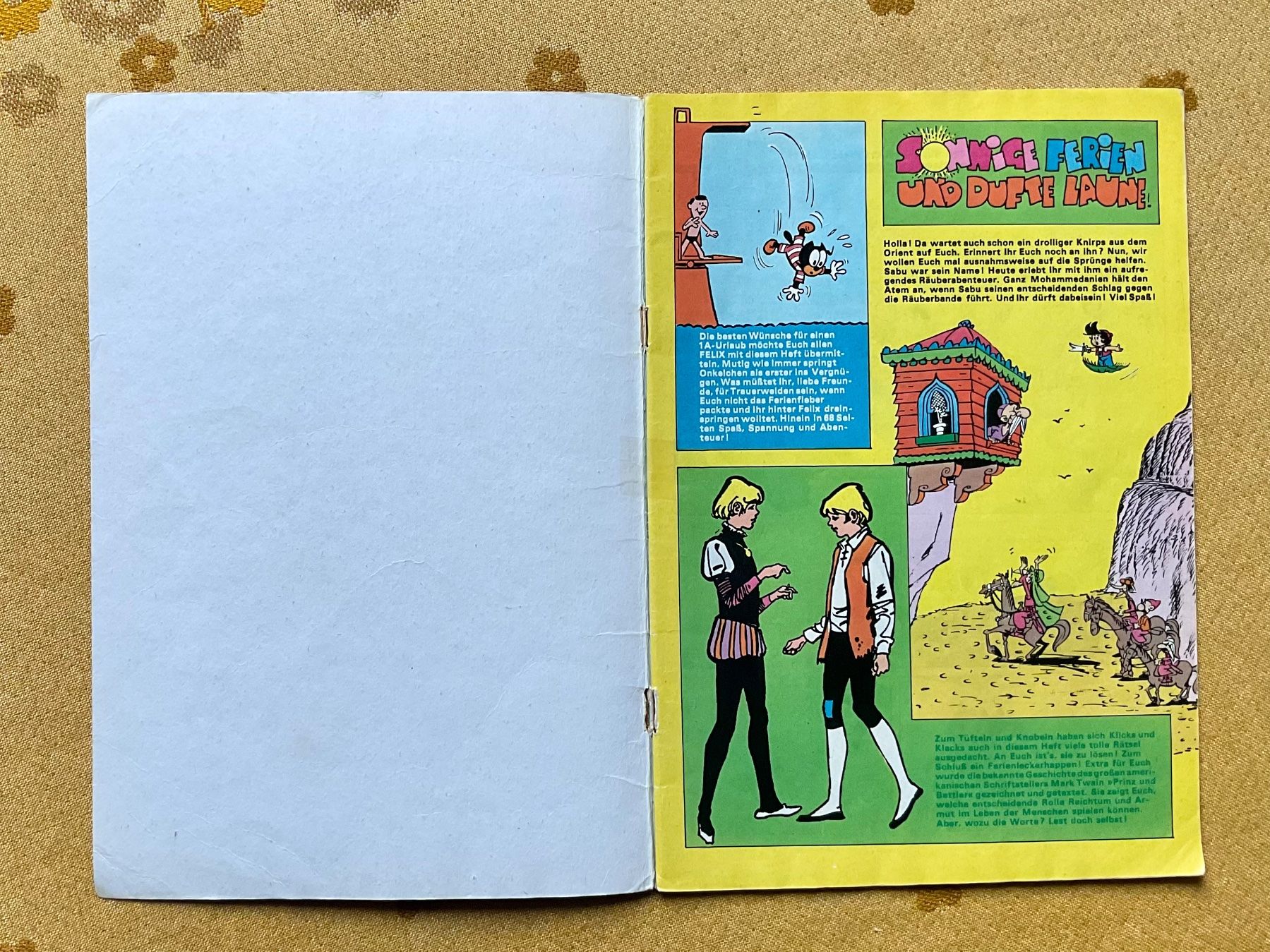 BD: Felix Ferien-Sonderheft von 1972 – D'occasion à Endingen par nathan05 1