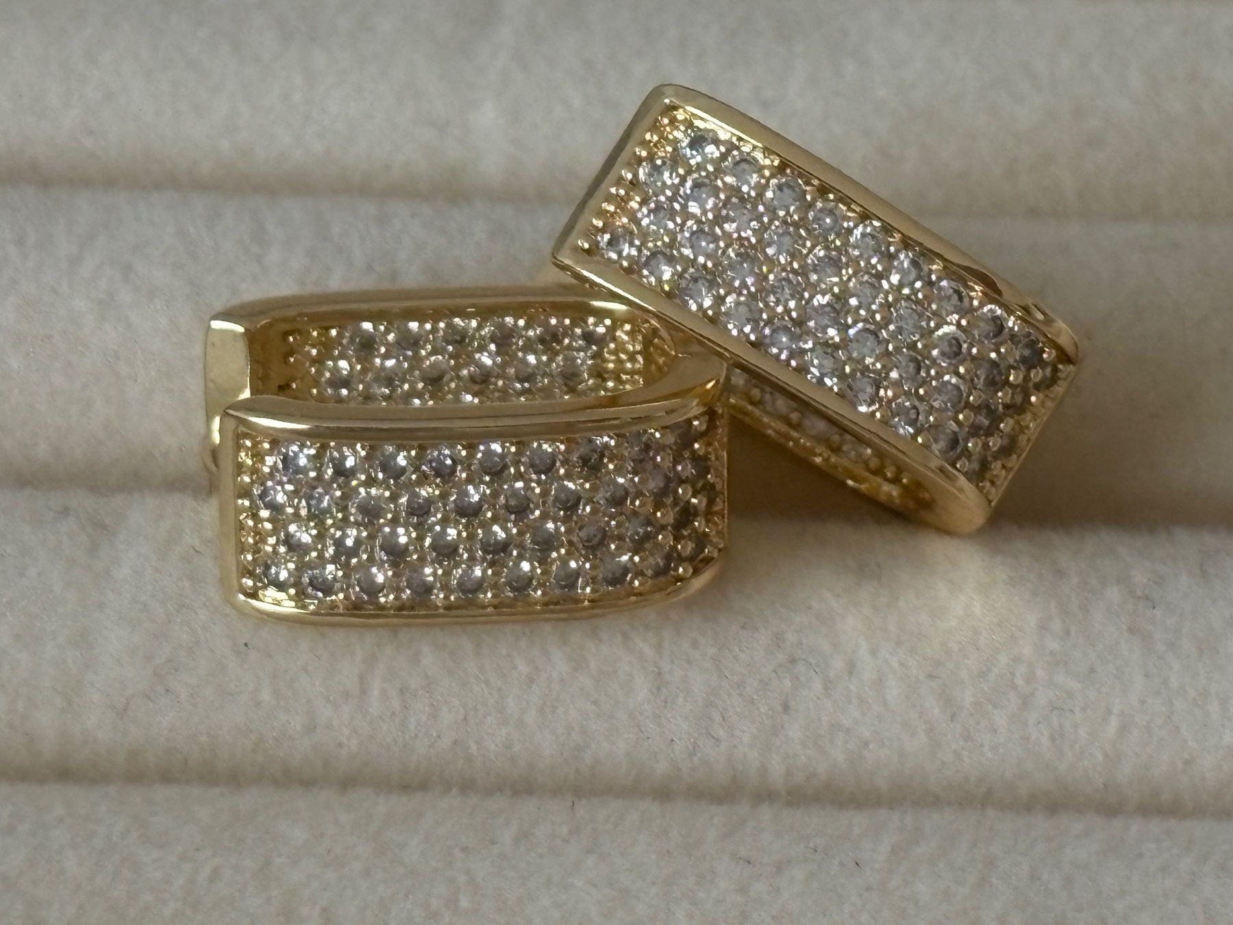 Orecchini pendenti & Orecchini a lobo: Luxus Elegante Ohrschmuck Ohrstecker  Farbe: Gold – Nuovo (secondo la descrizione) da Biel-Bienne venduto da Roserosse13 3