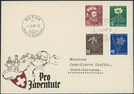 1949 - Pro Juventute - FDC ET • fr