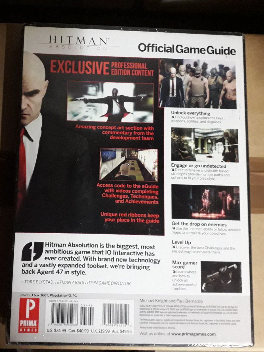 Bücher: Hitman Absolution Official Game Guide Hardcover Neu Sealed – Neu und originalverpackt aus Basel von QUER13 1