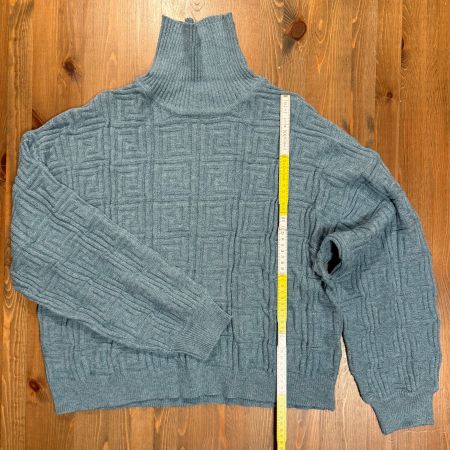 Chicorée Rollkragenpullover, Strickmuster, Grösse L Pullover