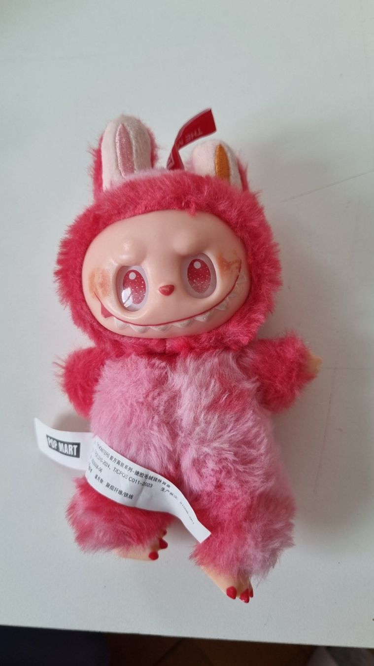 Pop Mart Statuette: Labubu  POP Mart    The Monster rose – Usato da La Chaux-de-Fonds venduto da mikilo1 1