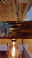 Rustikale Lampe aus Altholz