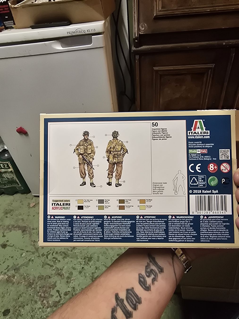 Statuette: Italeri WWII Britische Fallschirmjäger "Red Devils" 1:72 – Nuovo e nell'imballaggio originale da Rorschach venduto da TimelessTrading 1