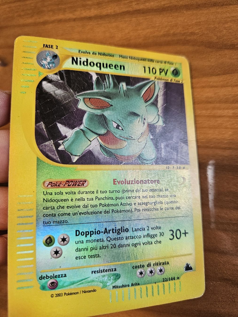 Pokémon Carte collezionabili: Pokémon Nidoqueen REVERSE HOLO 22/144 - Skyridge e-Reader (2 – Usato da Ligornetto venduto da car_92zl 1