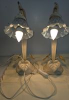 2x Vintage Tischlampen – floraler antiker Stil
