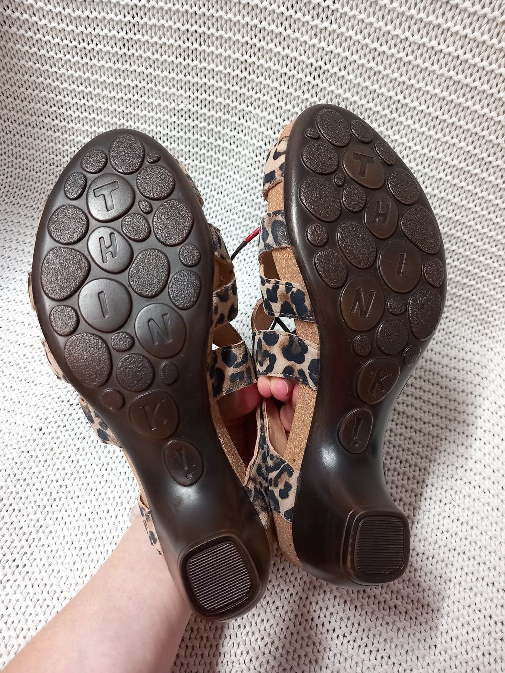 Think Damenschuhe: Think! Sandalen /Pumps Gr.40 Leo-Muster, NEU – Neu (gemäss Beschreibung) aus Merligen von muss_haben 3