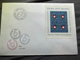 1971 NABA FDC Ersttagumschlag