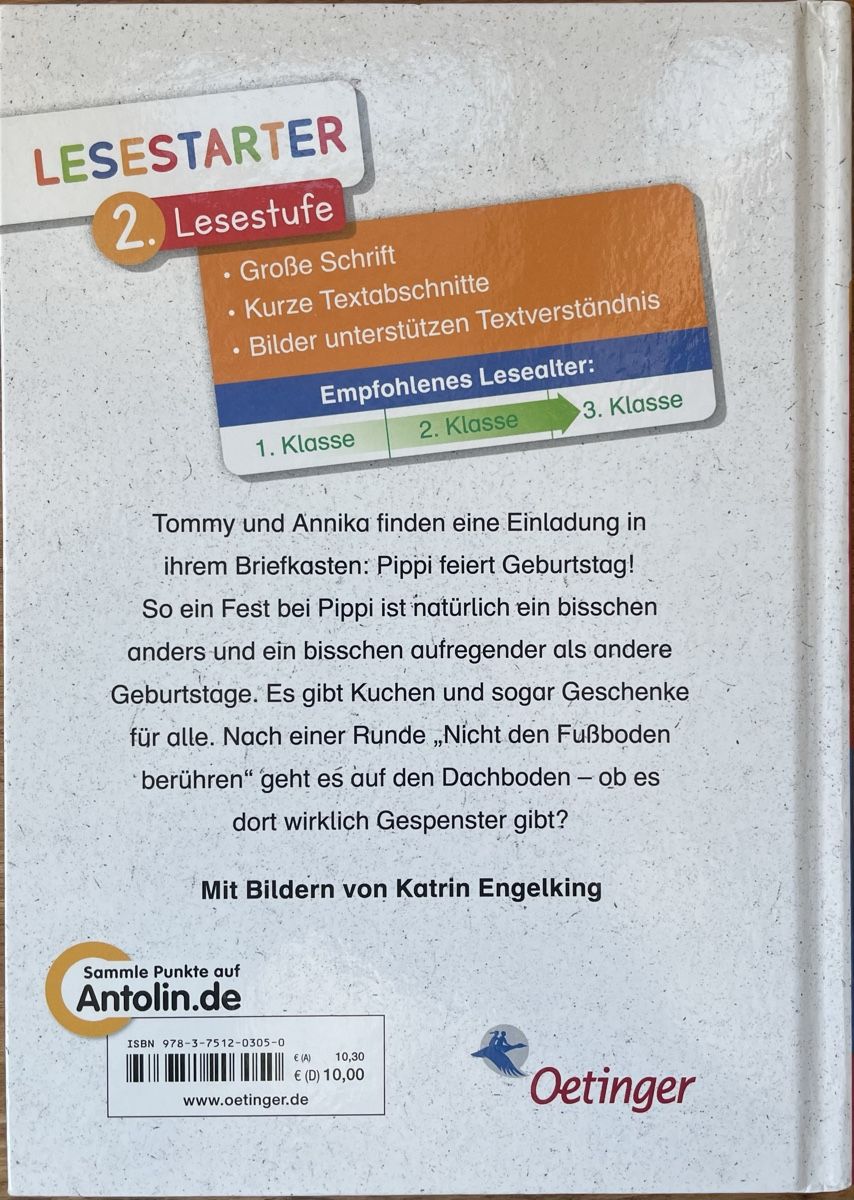 Libri: Pippi feiert Geburtstag – Usato da Bern venduto da abbl10 1