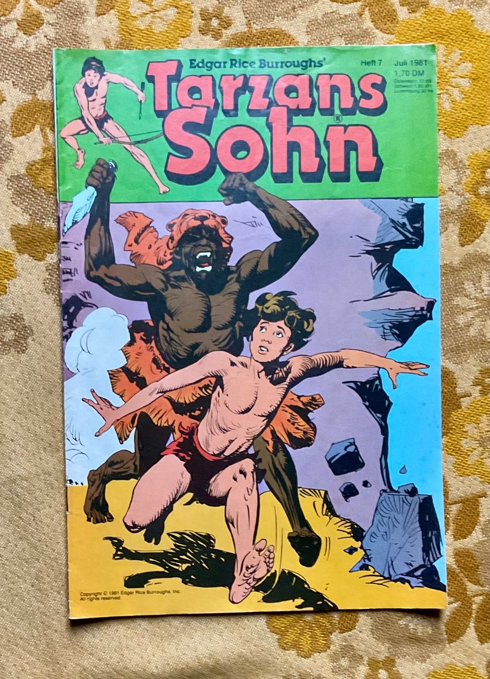 Fumetti: Tarzans Sohn Heft Nr 7 von 1981 – Usato da Endingen venduto da nathan05