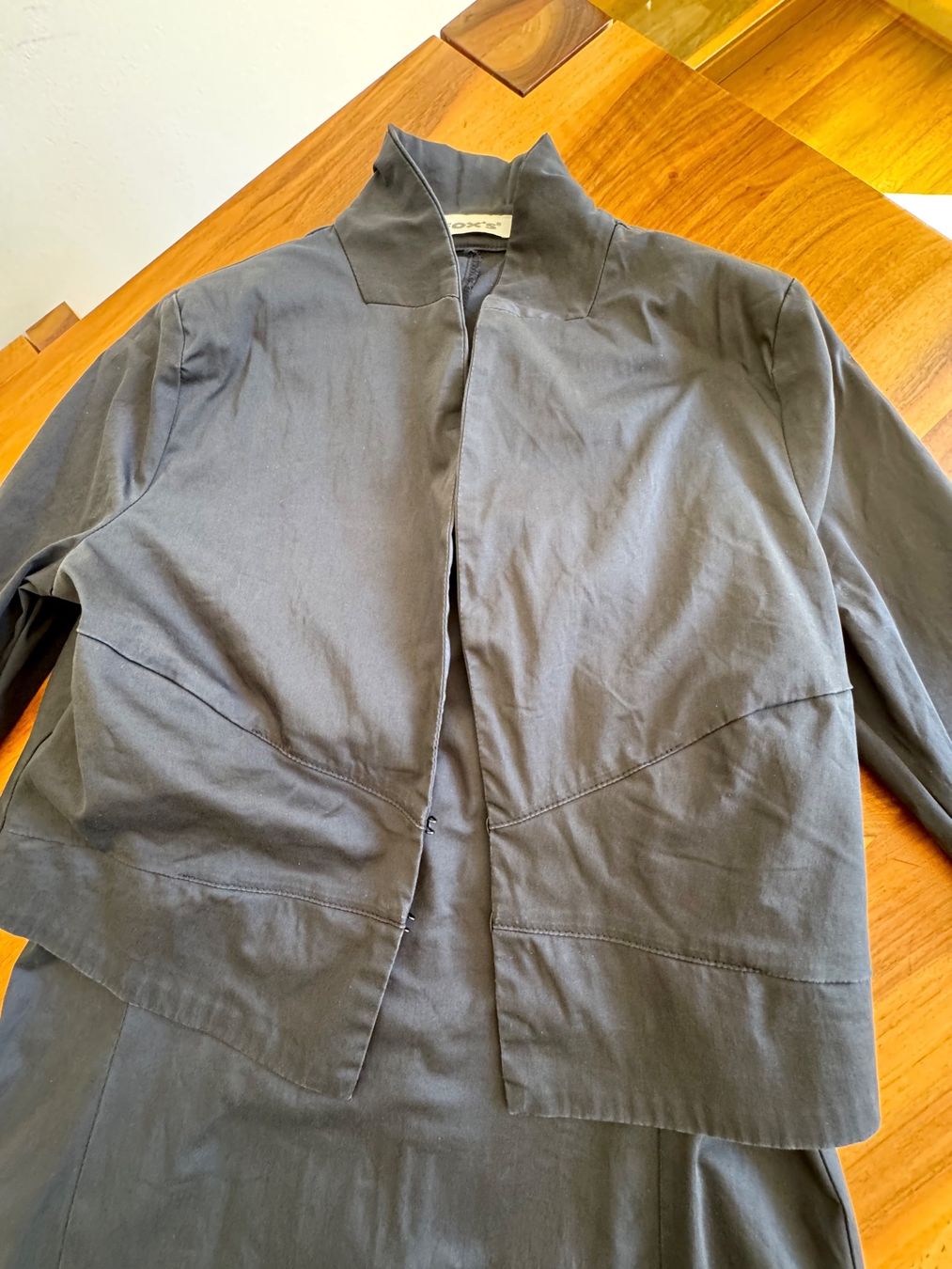 Fox Vestiti: FOX's elegantes Ensemble dunkelgrau Kleid mit Jäckchen Gr 40 – Usato da Meiringen venduto da snahhanssnah 2