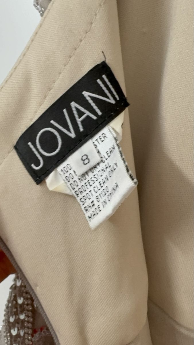 Vestiti: Jovani Abendkleid Gr 8 Perlengesteppt Silber – Nuovo (secondo la descrizione) da Luzern venduto da AVM_M 3