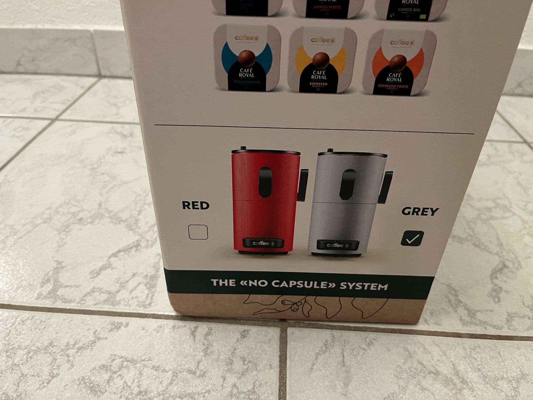 Coffee B Macchine per caffè & Macchine per espresso: Coffee B Horizon Kaffeemaschine in Grau – Nuovo e nell'imballaggio originale da Kölliken venduto da Sport05 2