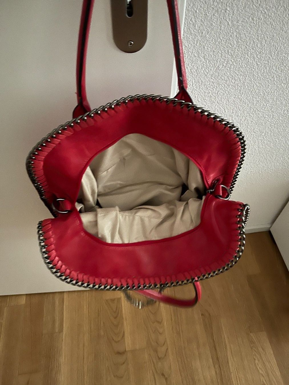 Borse da donna: Handtasche rot mit Kette – Nuovo (secondo la descrizione) da Staufen venduto da GiuliettaD 1