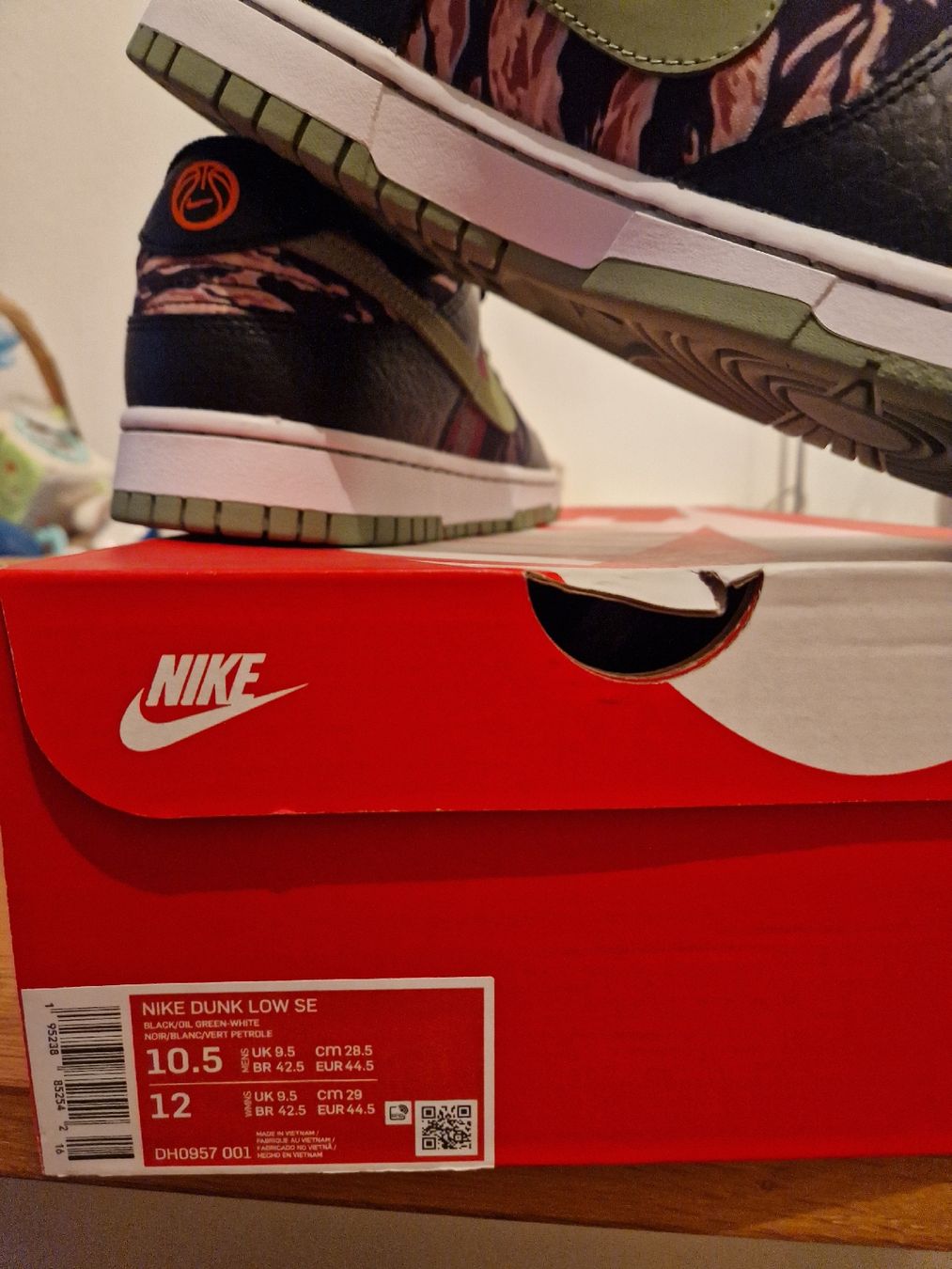 Nike Scarpe da uomo: Nike Dunk Low Crazy Camo gr. 44.5 – Nuovo e nell'imballaggio originale da Häggenschwil venduto da albi1990 1