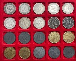 20 Münzen Deutsches Reich 10 Pfennig ab 1900