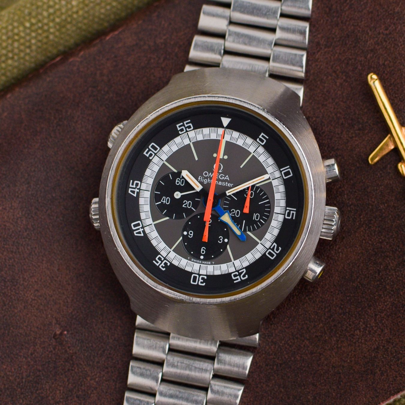Omega Uhren: Omega Flightmaster GMT Chronograph ref. 145.036 from 1972 – Gebraucht aus St. Gallen von Andrej99 1
