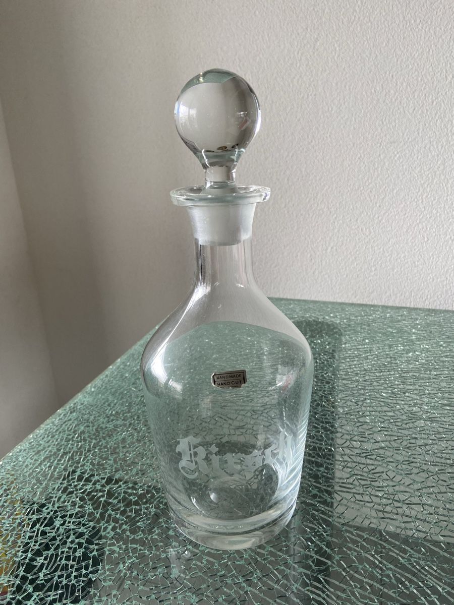 Caraffe: Sehr schöne alte Glas Karaffe – Usato da Oftringen venduto da andrax