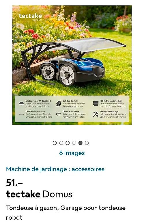 Rasenmäher: Robot tondeuse Yuka Mini 600 – Gebraucht aus Boudevilliers von Botteron15 2