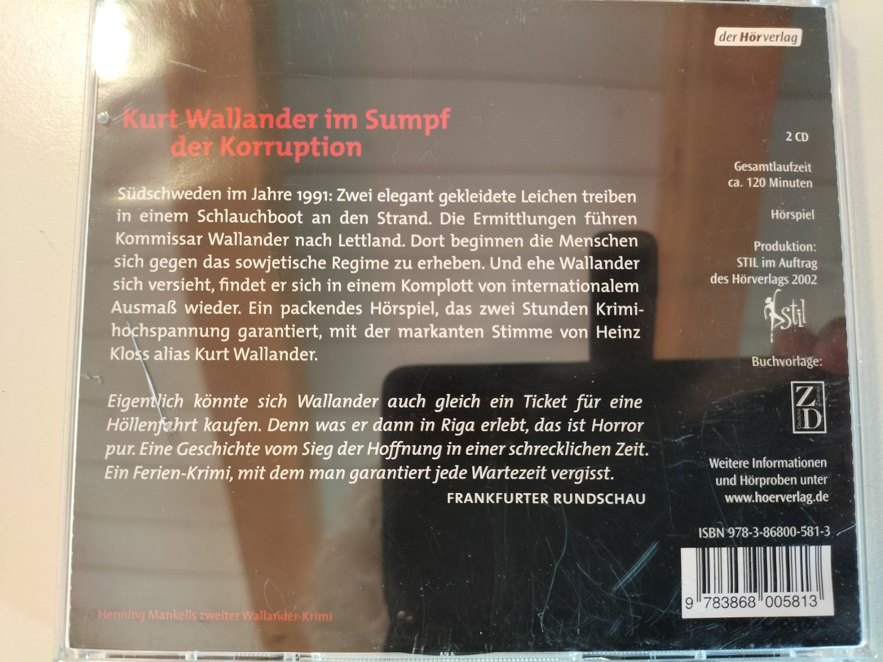 Audiolibri: Hörbuch Henning Mankell - Wallander - Hunde von Riga – Usato da Innerberg venduto da simon30432 1