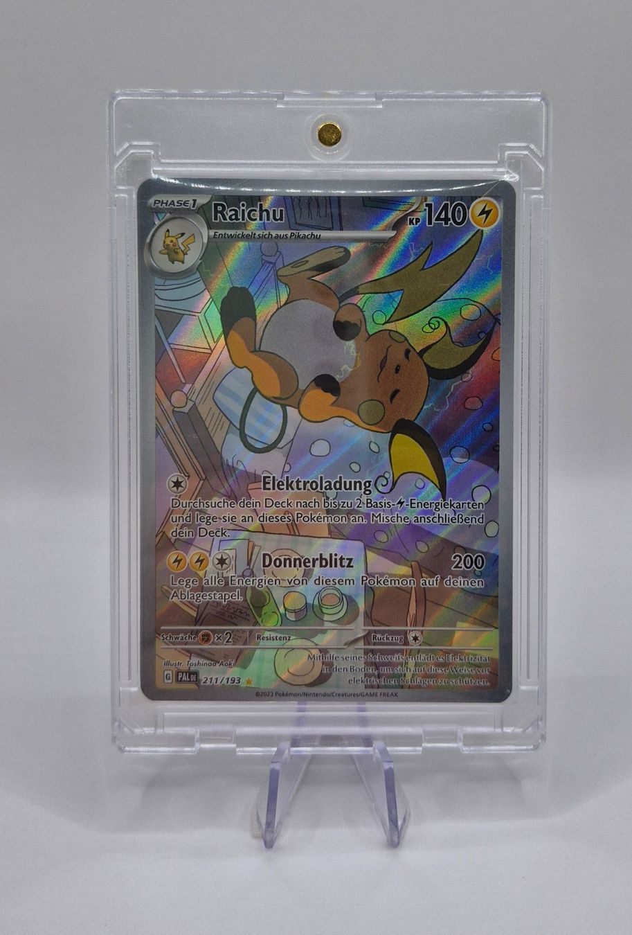 Pokémon Sammelbilder & Trading cards: Raichu / Entwicklungen in Paldea / Paldea Evolved / PAF 211 – Neu (gemäss Beschreibung) aus Arni AG von PokemonCardsStore 2