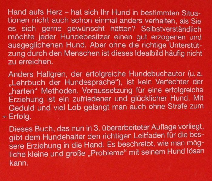 Libri: Hundeprobleme Problemhunde – Usato da Schlatt TG venduto da annesbuecher 1