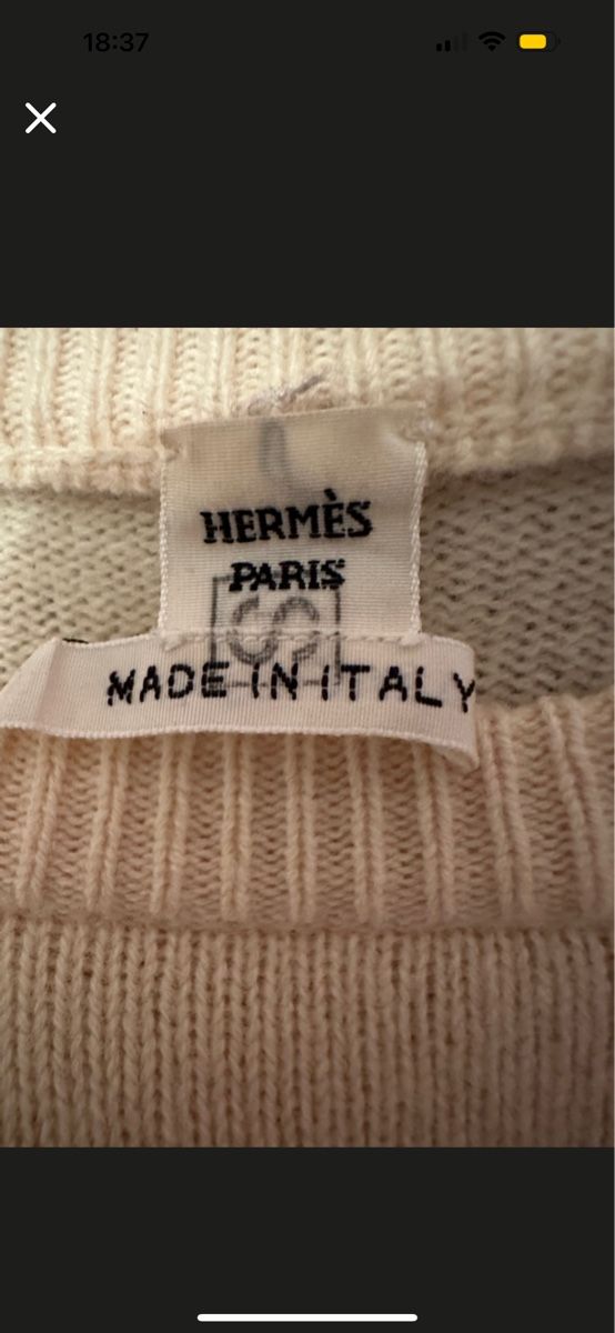 Hermès Maglioni & Felpe: Pull Hermès 100% laine vierge taille 36 – Usato da Genève venduto da MyPrivateDressing 1