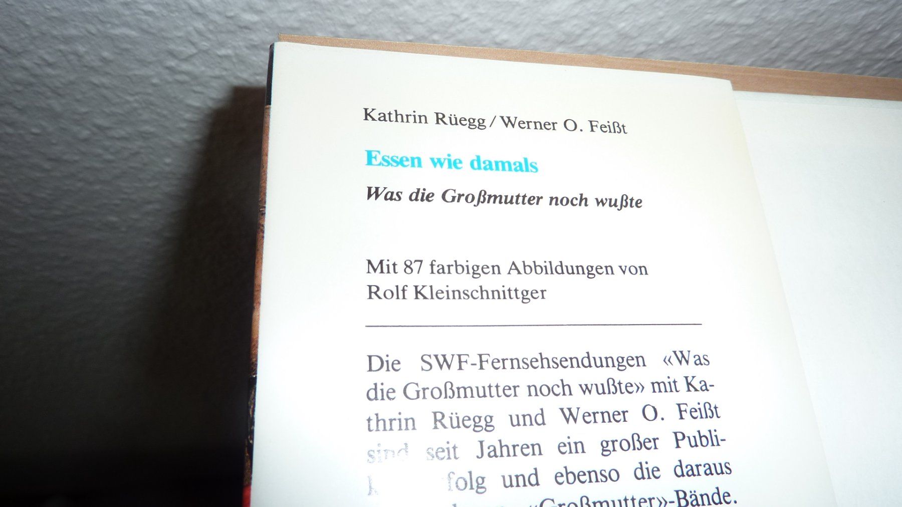 Libri: kathrin rüegg neu kochbuch – Nuovo (secondo la descrizione) da Füllinsdorf venduto da pmarkus 3