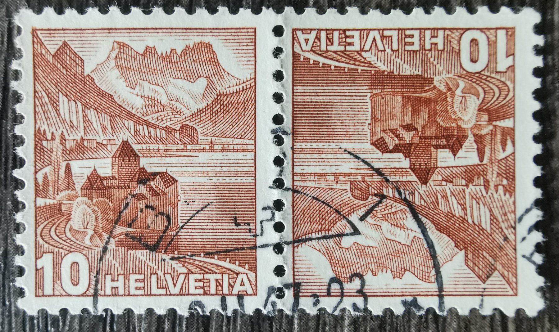 Tutti i francobolli: TR08 Timbre Suisse 19xx Oblitere – Usato da Cousset venduto da Patrick_Collections