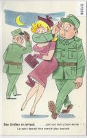 Humor - Armee Suisse - Das Grüssen im Urlaub