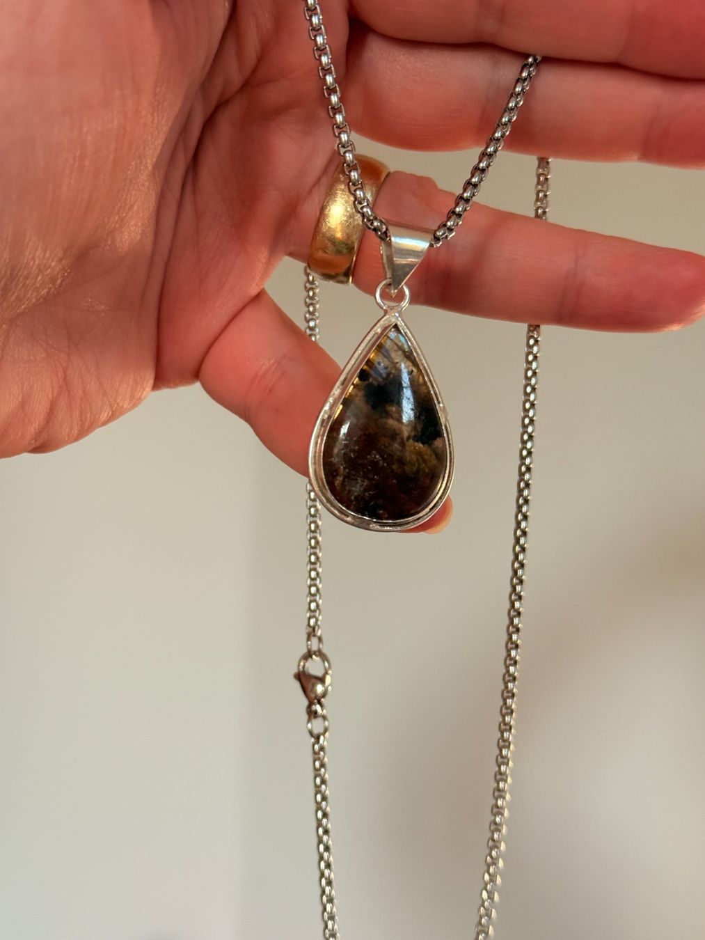 Catenine: Collier Labradorite - Élégant et unique – Nuovo e nell'imballaggio originale da Genève venduto da AGBERG 9