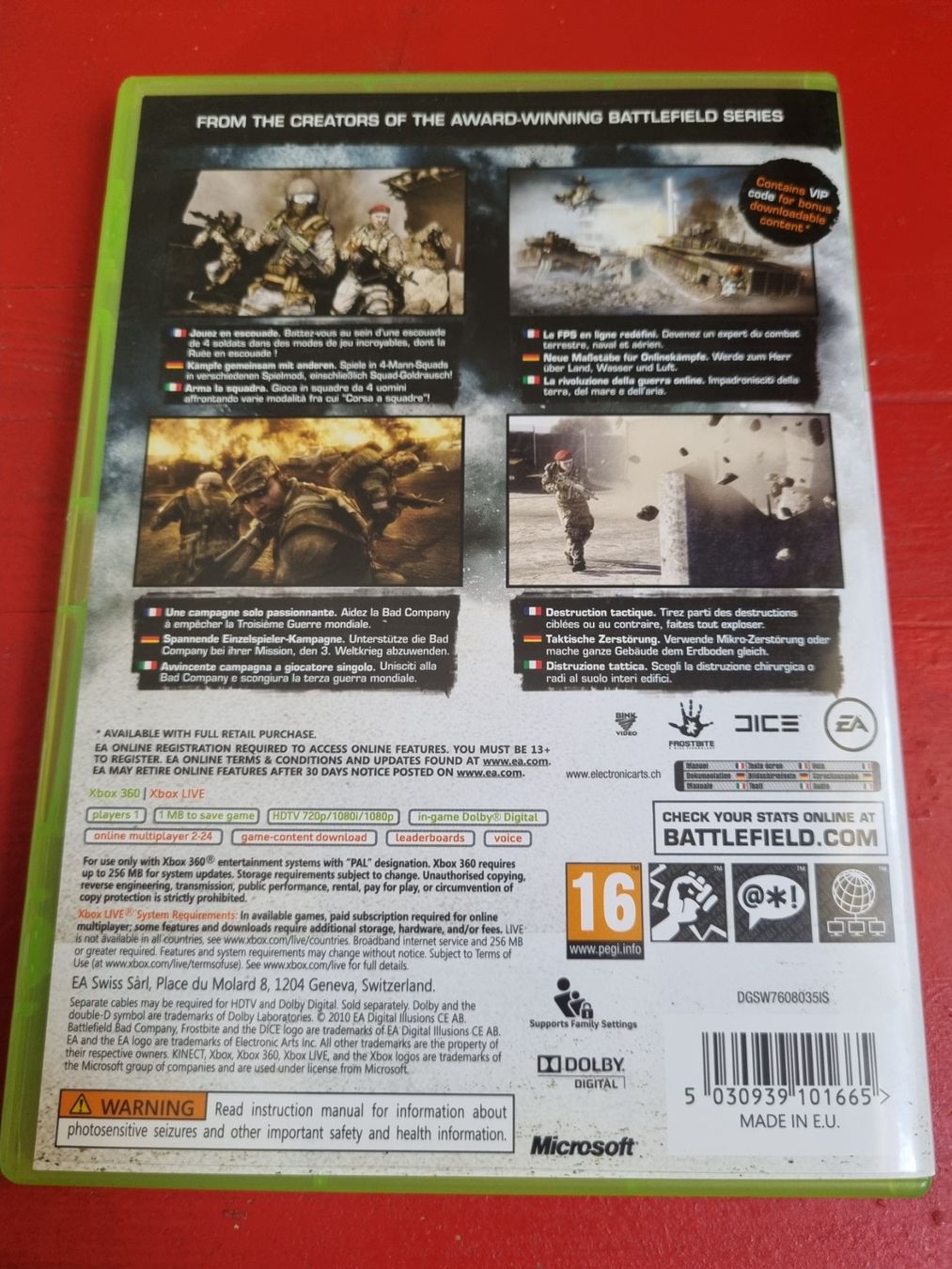 Microsoft Giochi: Battlefield Bad Company 2 Xbox 360 – Usato da Pollegio venduto da Isaiaaaa96 1