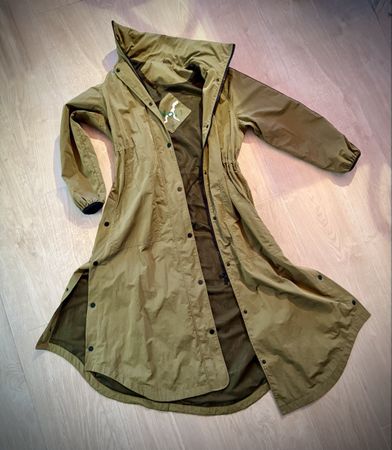 Regenmantel Oliv No.1 COMO Lorella - Grösse S - Neu!