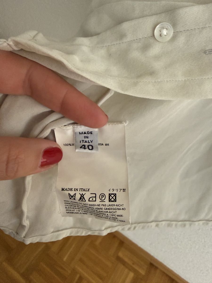 Maison Margiela Camicette: Maison Margiela silk shirt – Usato da st prex venduto da magdalenaonline 2