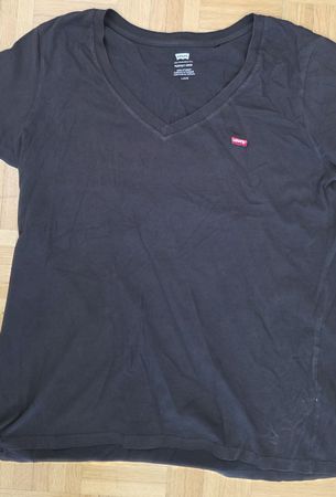 Tshirt Levis noir taille L col V