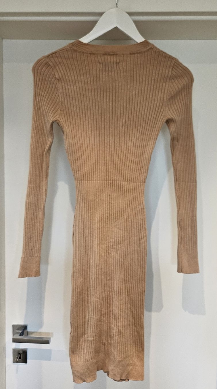 Vestiti: Even&Odd Strickkleid, Gr. S, beige, figurbetont, Herbst – Usato da Altendorf venduto da Goldi1 1
