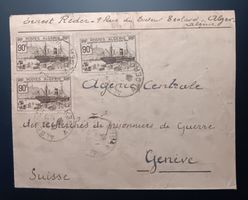 Algerien Brief nach Genf