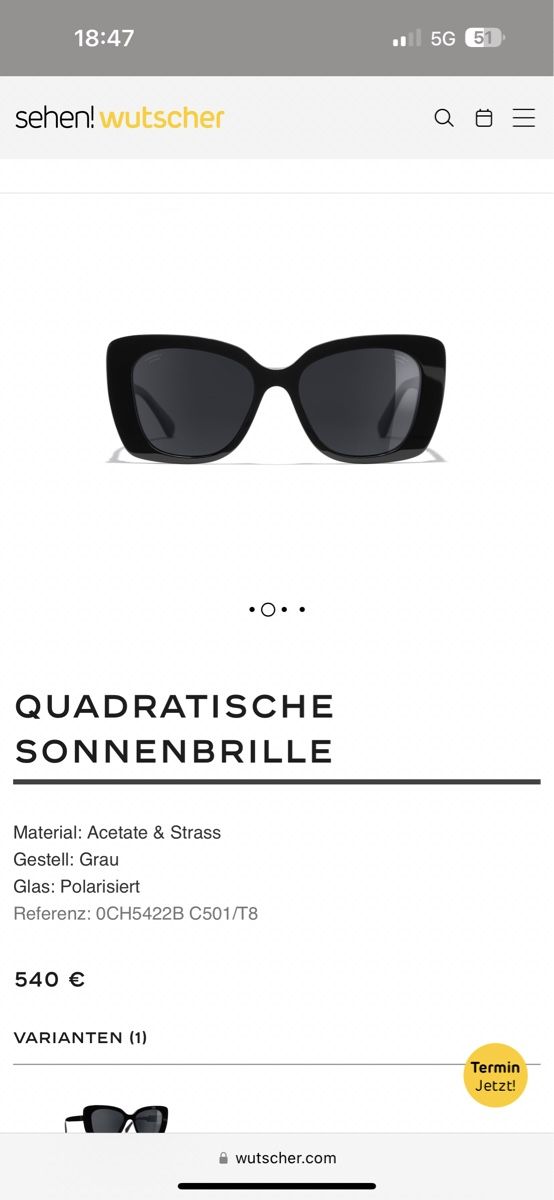 Brillen & Gläser: Chanel Sonnenbrille – Neu (gemäss Beschreibung) aus Rudolfstetten von Laramalna