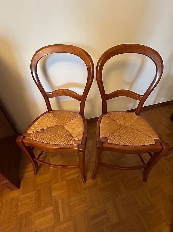 Sedie: Chaise Louis Philippe en bois massif  – Usato da Genève venduto da mga_89qn 1