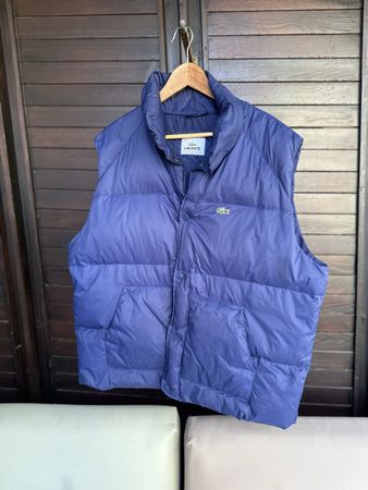 Lacoste Sport Weste Daunenblau Grösse in XL guter Zustand