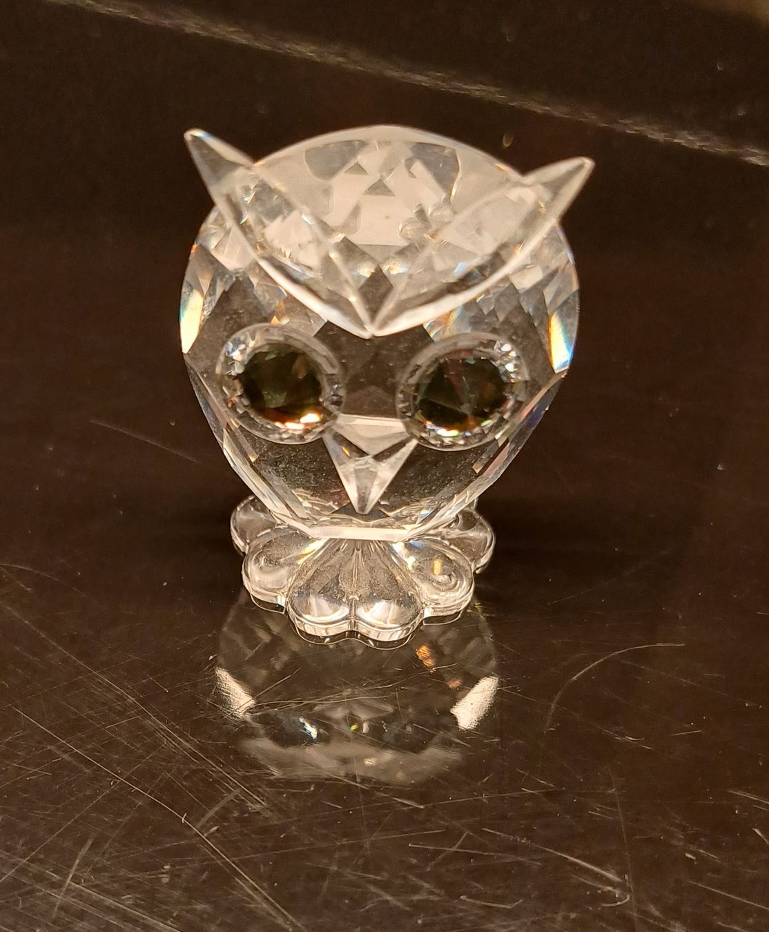 Swarovski Statuette: Swarovski Eule – Usato da Unterägeri venduto da fand6314 1
