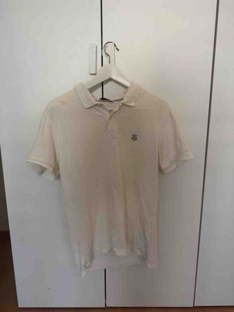 Polo Shirt hellbeige Herren kurzarm gebrauchter Zustand