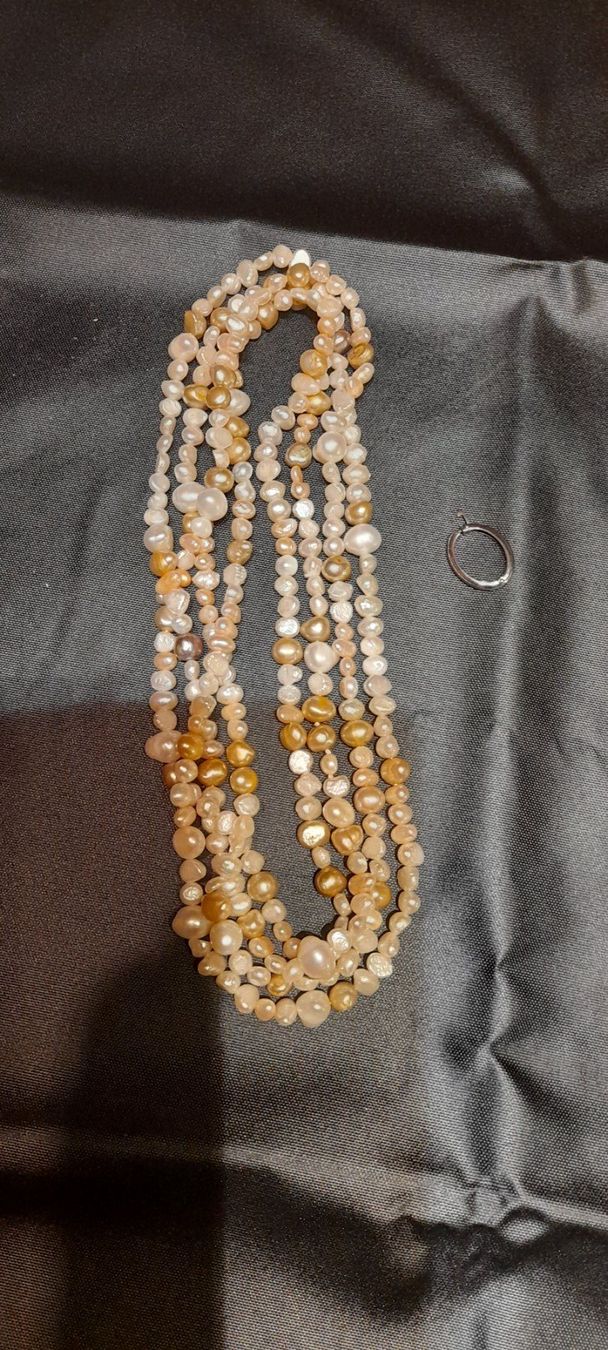 Catenine: Perlenkette mit Silberschnalle – Usato da Eschlikon TG venduto da son_fh5s