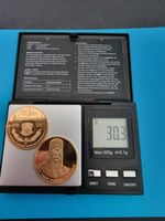 2 x 700 Jahre Eidgenossenschaft Vergoldete Silbermedaille