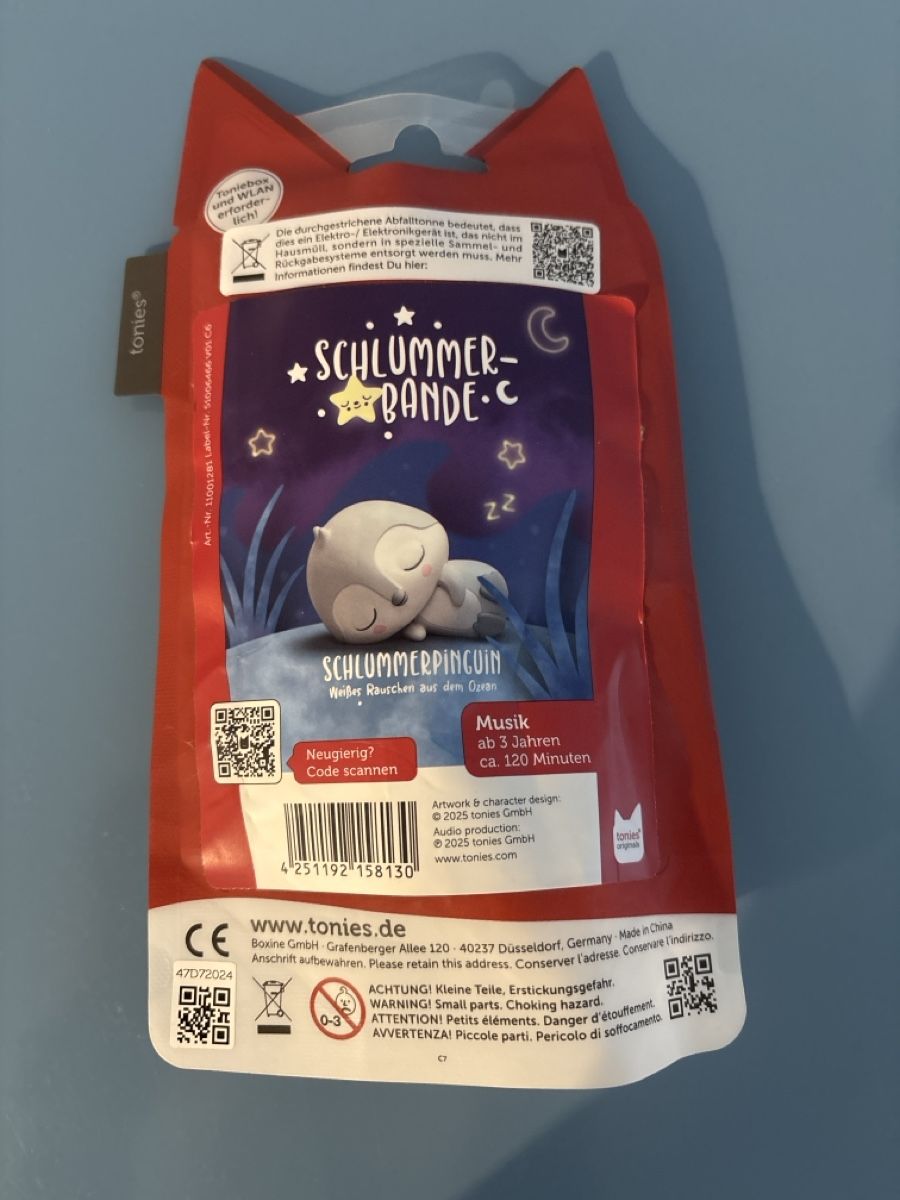 Audiolibri: Tonies Hörfigur Schlummerpinguin – Nuovo e nell'imballaggio originale da Zürich venduto da bamberella 1