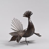 Sculpture Coq par Michel Anasse, France 1960.
