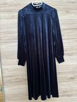 Robe velours Kaffee bleu marine